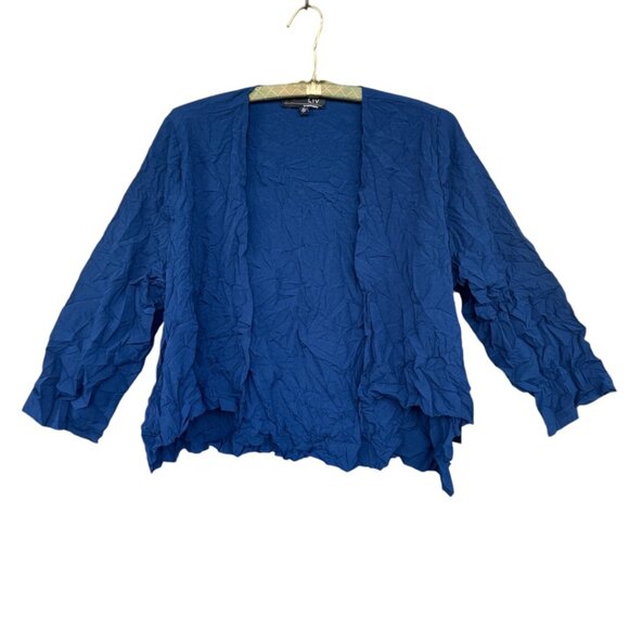 Liv by Habitat Crop Crinkle Cardigan NWT - Picture 1 of 3